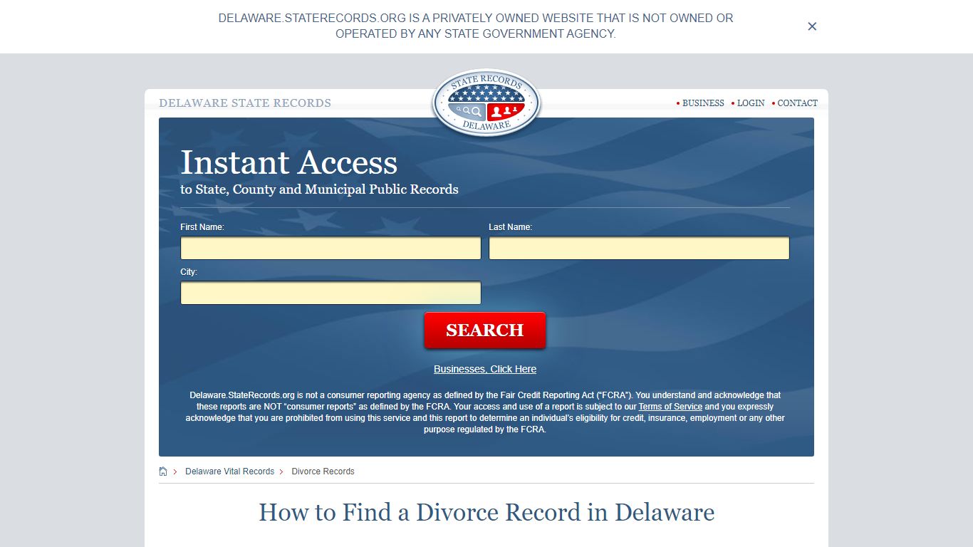 How to Find a Divorce Record in Delaware - Delaware State Records
